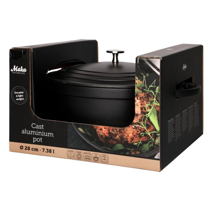 Maku Kittel av gjuten aluminium 28 cm