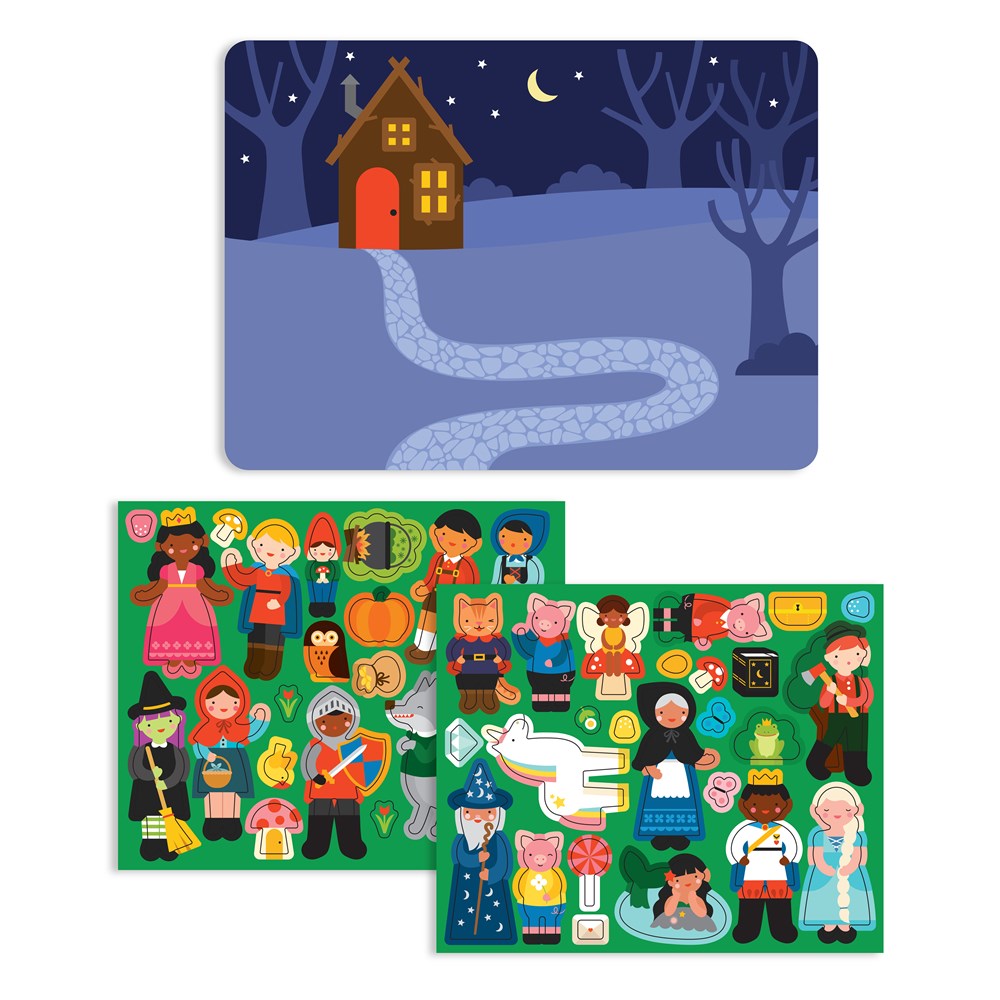 Petit Collage Magnetiskt Lekset Sagostund