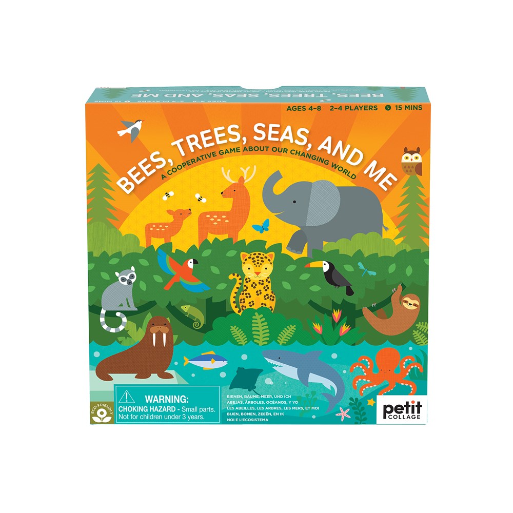 petit collage Spel- Bees Trees Seas and Me
