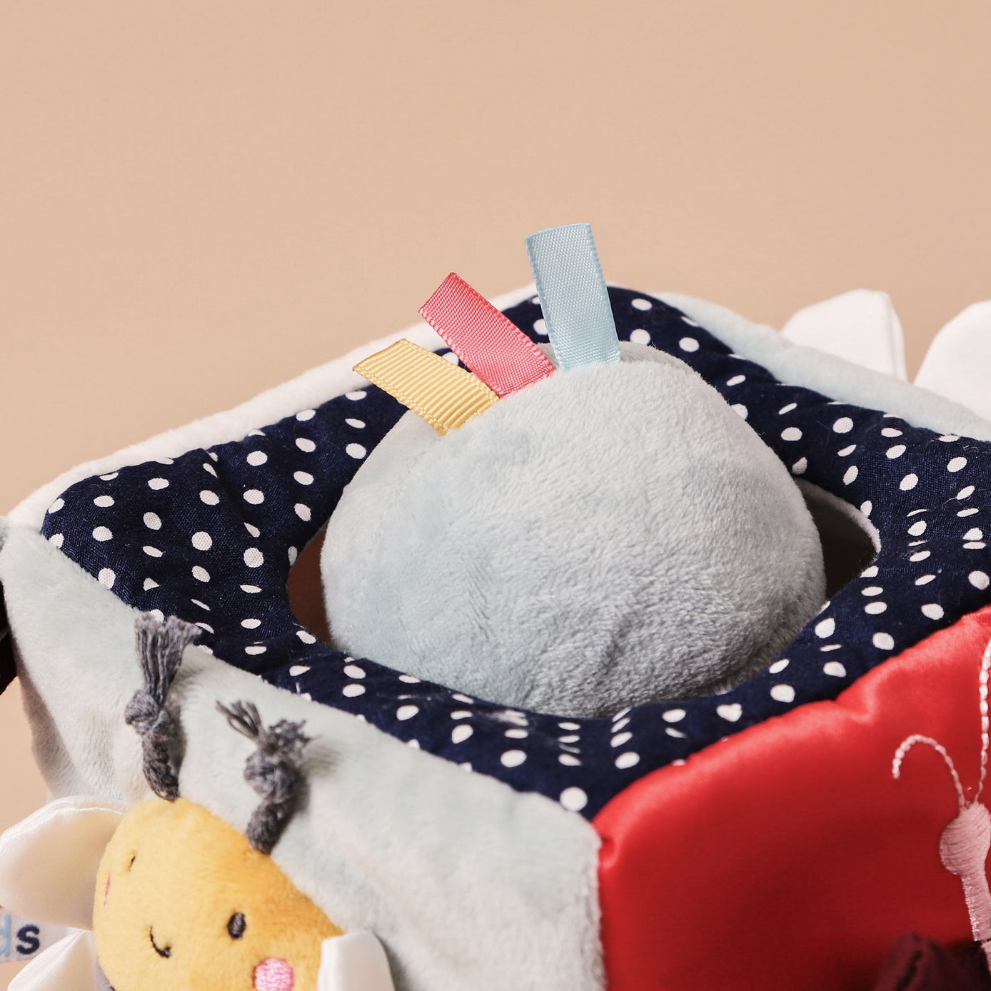 Just Bee Kids Baby Mjuk sensorisk kub