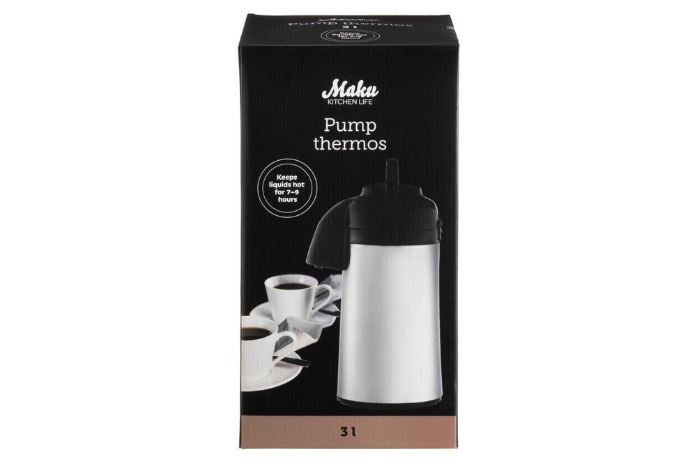 Maku Pump termos stål 3 L