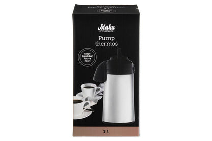 Maku Pump termos stål 3 L