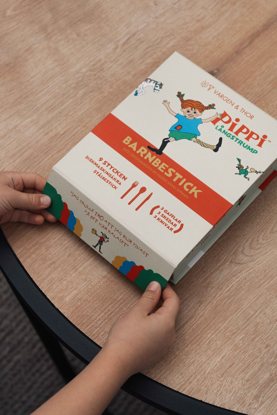 Vargen & thor PIPPI Barnbestick (9 delar) – LUPO-serien