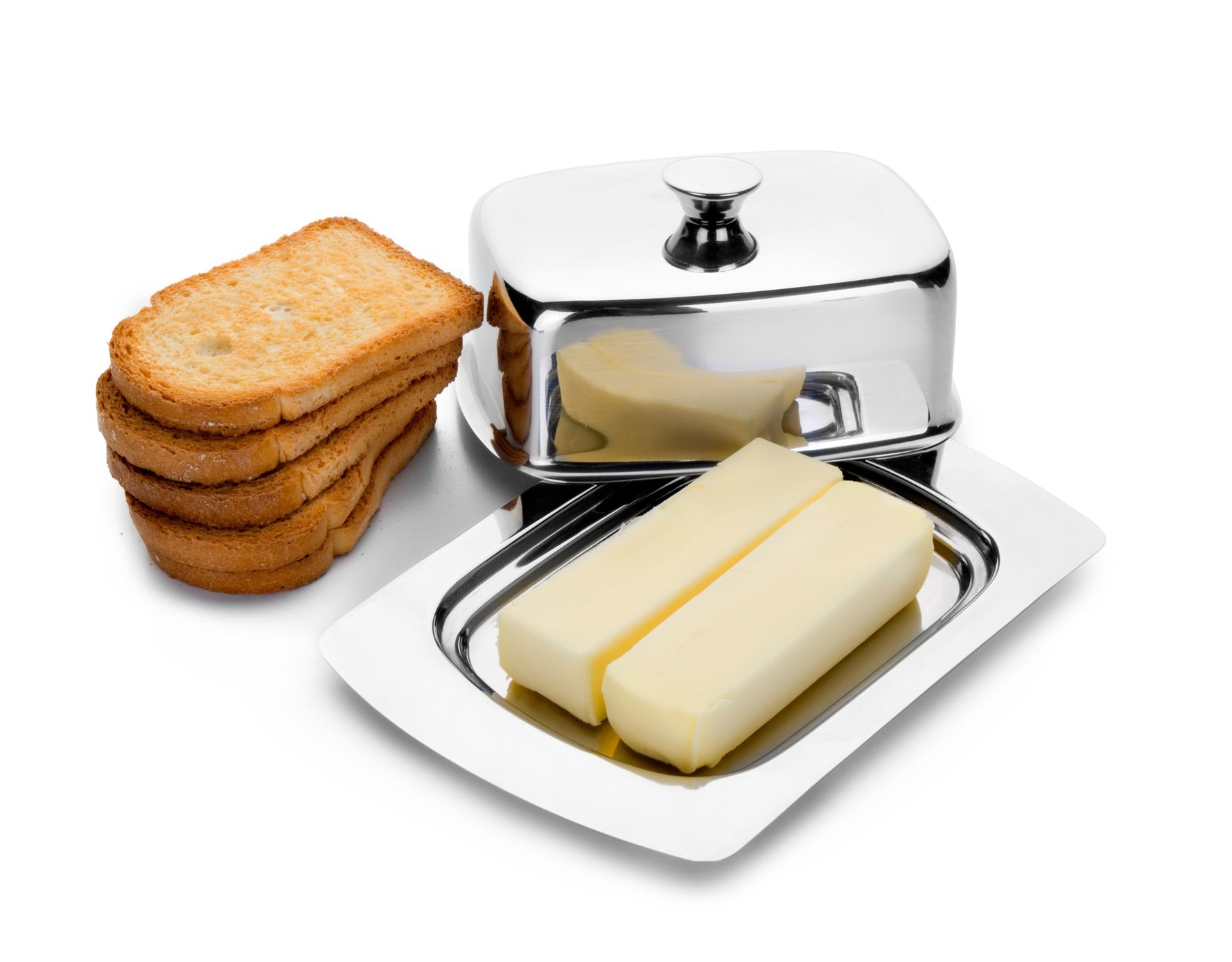 IBILI - Rostfritt stål smörfat