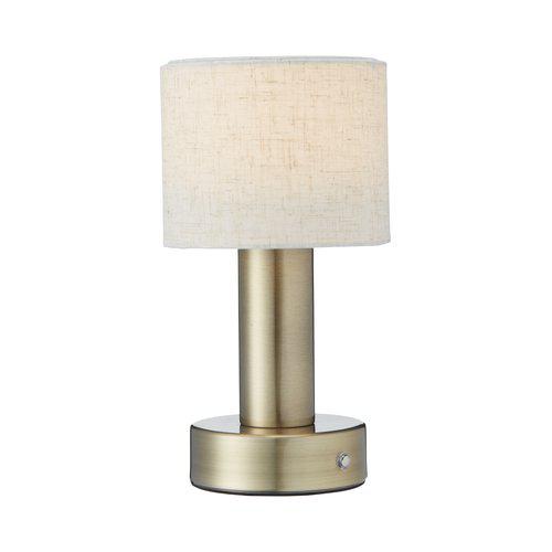 Tiara bordslampa Laddbar antikmässing