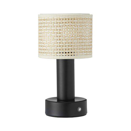 Tiara bordslampa Laddbar svart