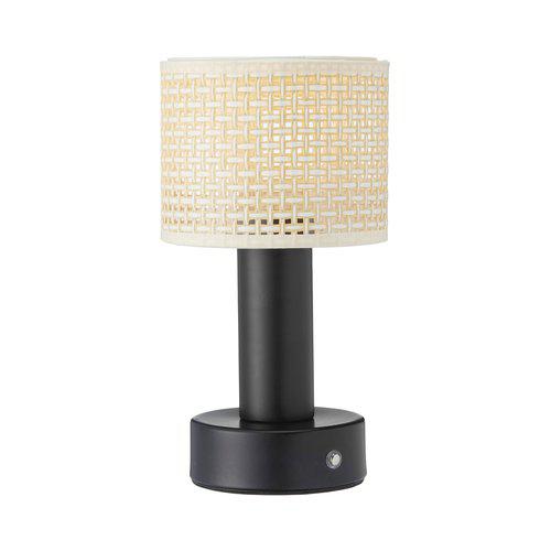 Tiara bordslampa Laddbar svart