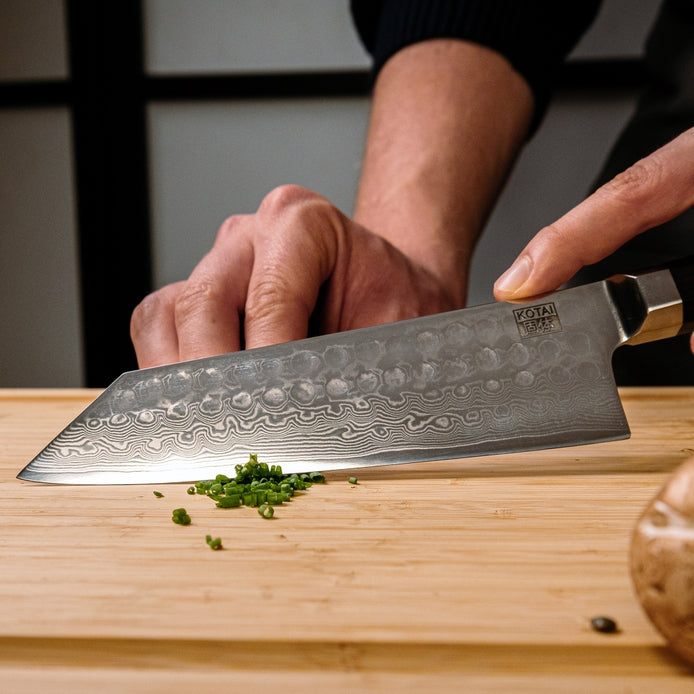 KOTAI Kökskniv - Bunka Santoku Damaskus Multi-purpose Kniv
