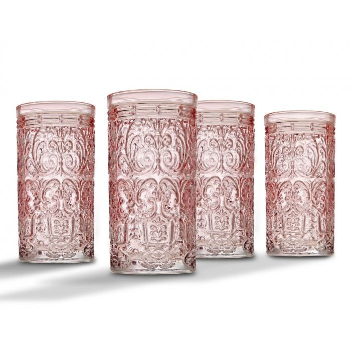 Godinger Uppsättning av fyra Jax Rosa Highballs 14oz
