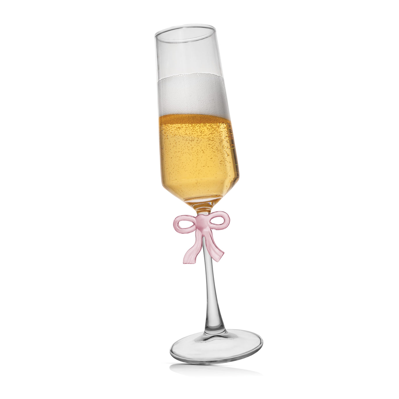 Godinger Coquette Pink Bow Champagneflöjt