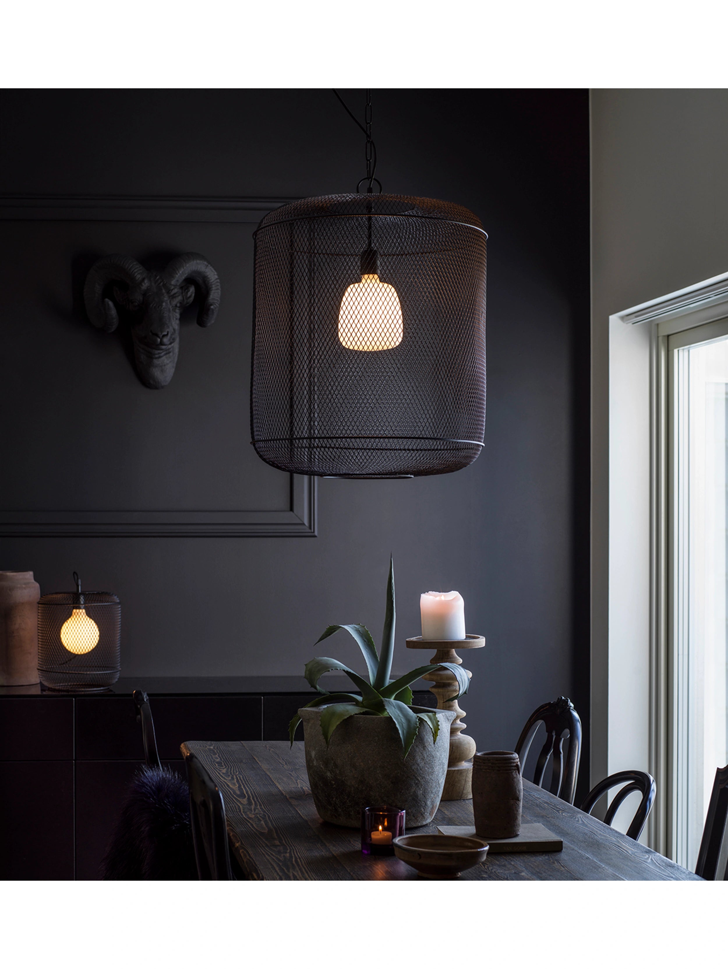 Pr home Grid tak/fönsterlamp Svart