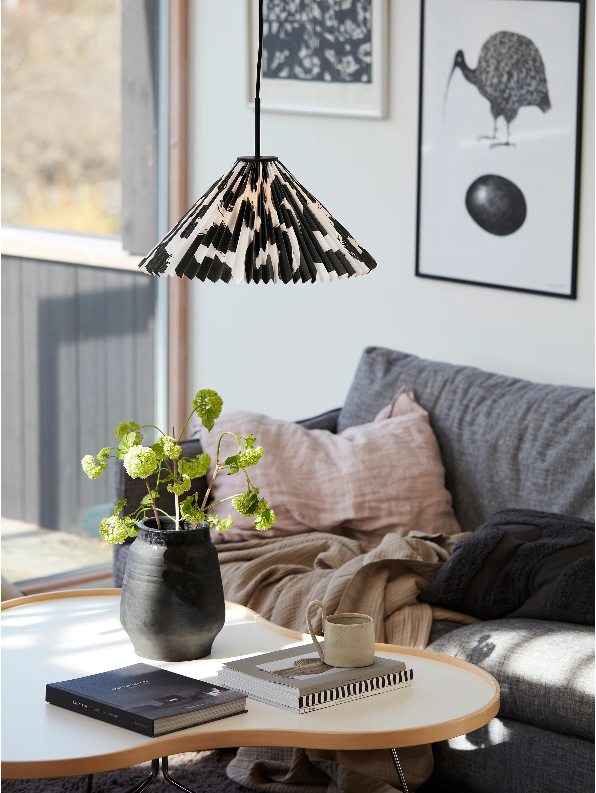 Pr home Polly Taklampa Svart/vit