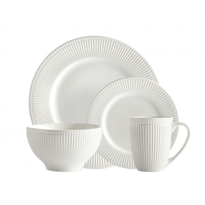 Godinger Republique 16pc Set Plain - Service för fyra