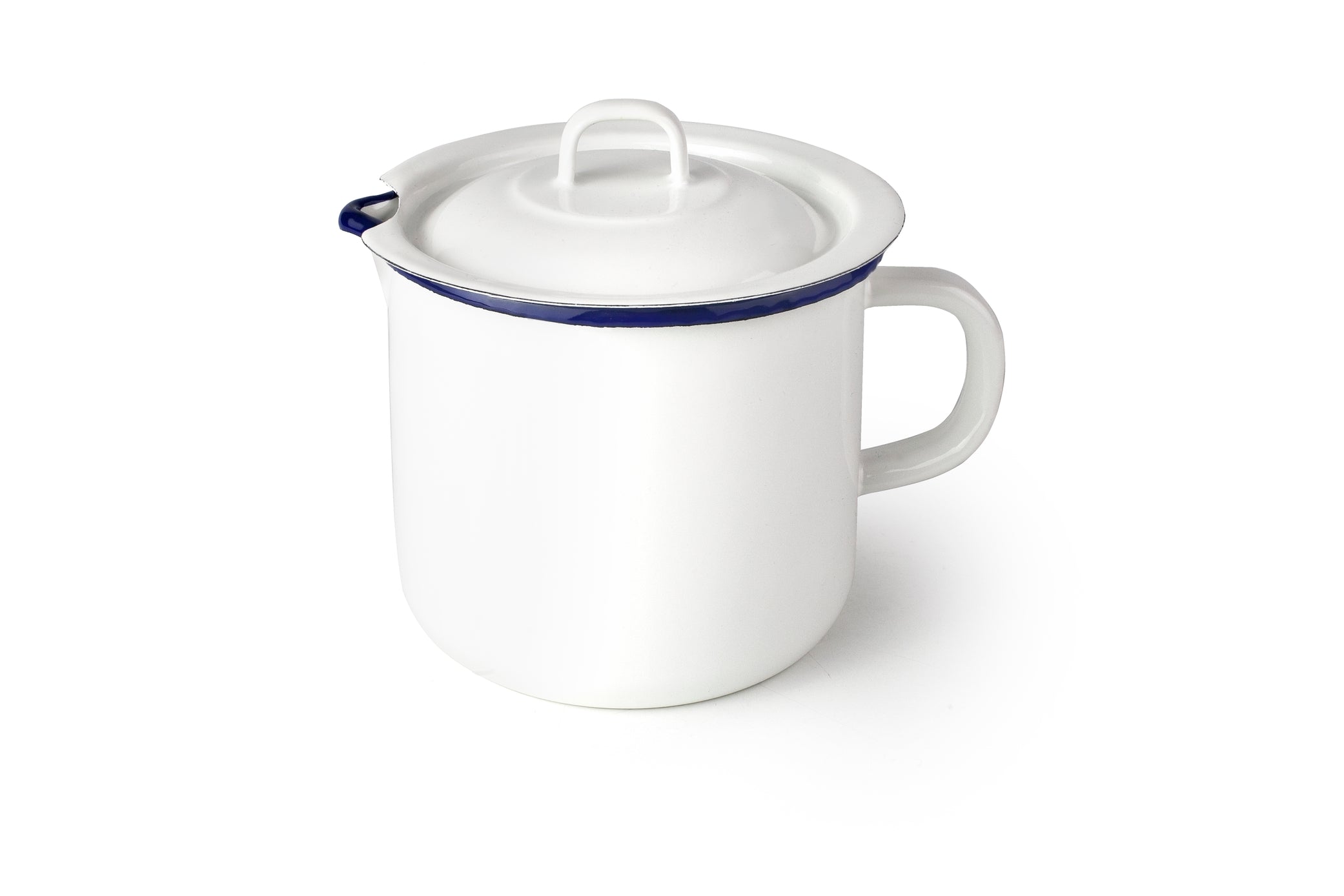 IBILI - Mjölkvattenkokare med vitt lock 14 cm