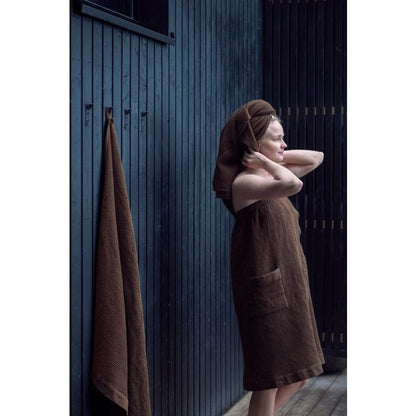 Omlotthandduk Kenno 85x145 cm brun