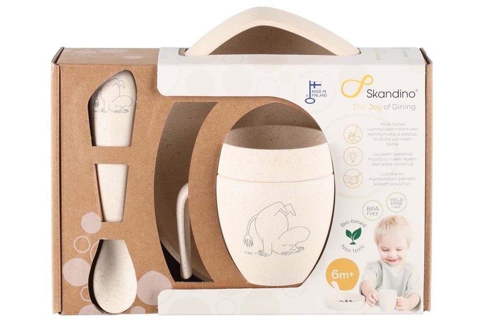 Skandino barnservis Mumintrollet