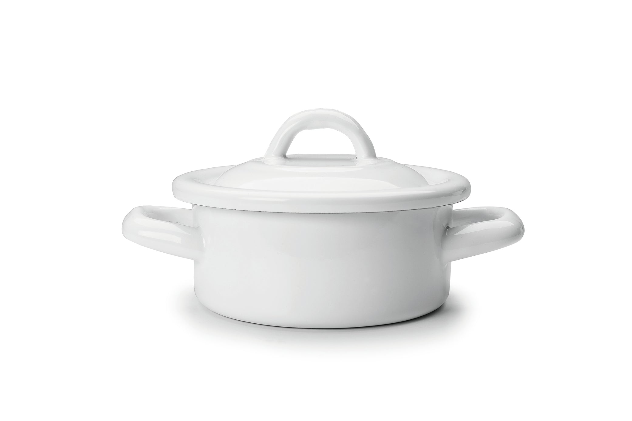 IBILI - Rak kastrull med vitt lock 12 cm
