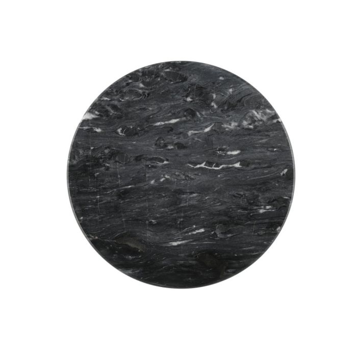 Serveringsbräda marmor, svart 25 cm