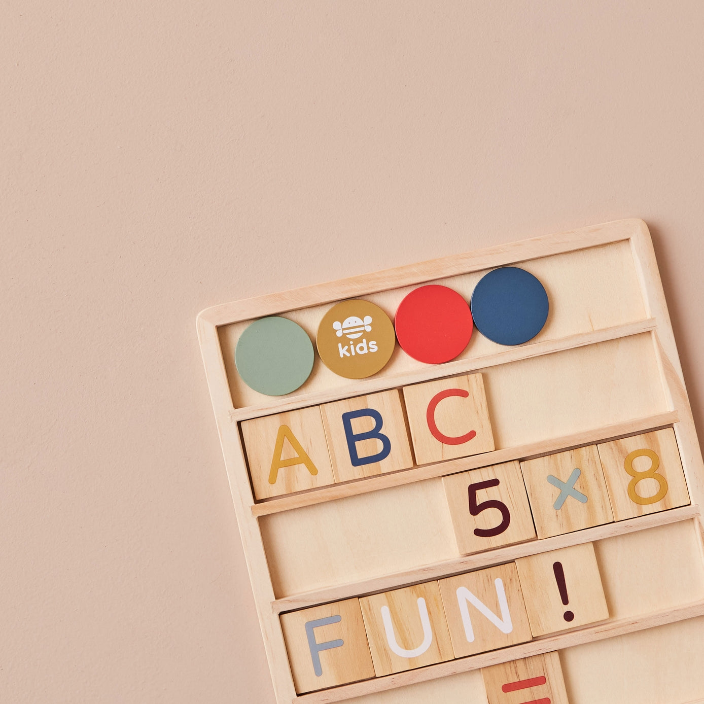 Just Bee Kids Träalfabet Lär dig och spela pussel