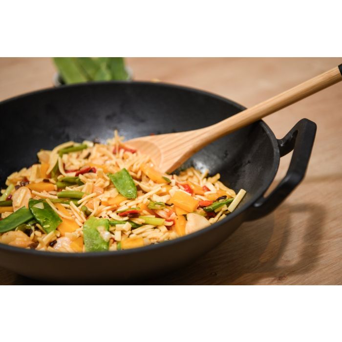 Wokpanna gjutjärn 30 cm