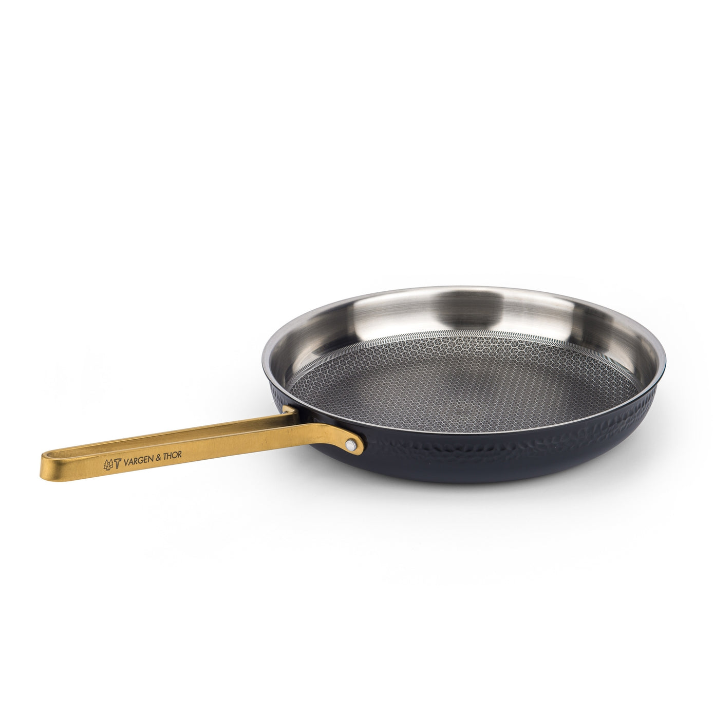 Vargen & thor MODEL Xb - Frying pan, Black + Brass