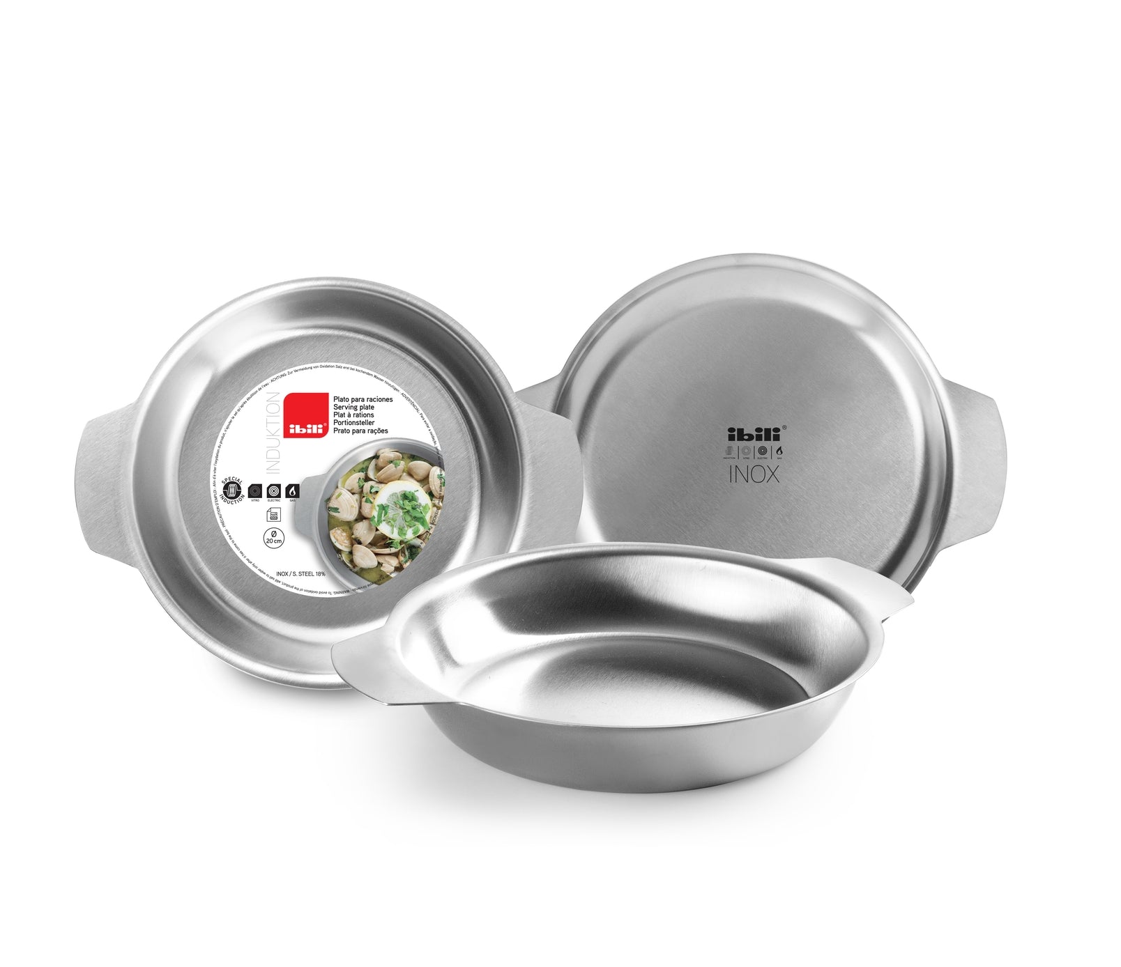 IBILI - 14 cm rostfri ransoneringsplatta