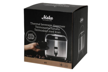 Maku Termosasti med kran 6 L