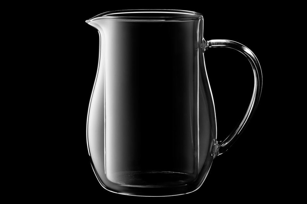 Maku kanna av glas dubbla lager