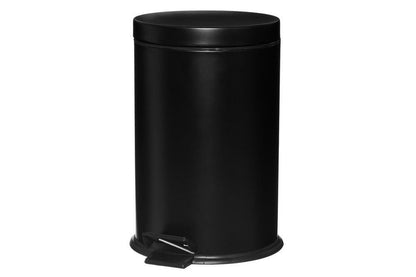 Nord Clean papperskorg rostfritt stål svart 12 L