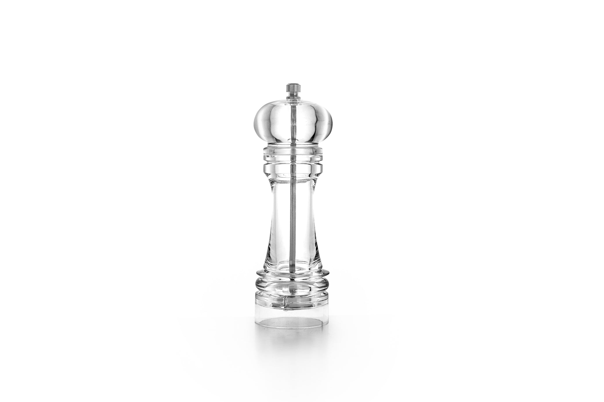 IBILI - Genomskinlig peppar/saltkvarn 18 cm