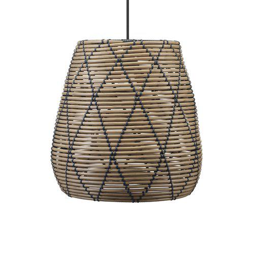 Lollo Takskärm Natur/svart 38cm