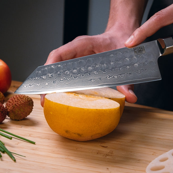 KOTAI Kökskniv - Bunka Santoku Damaskus Multi-purpose Kniv