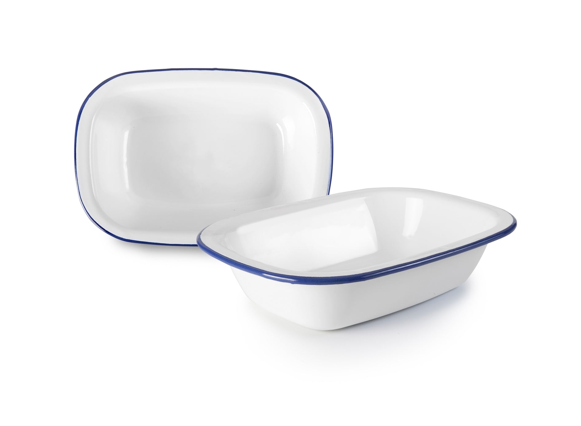 IBILI - Rektangulär vit tallrik 20 cm