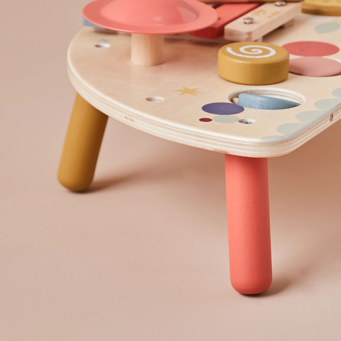 Just Bee Kids Träbordsskiva Musik- och aktivitetsbord