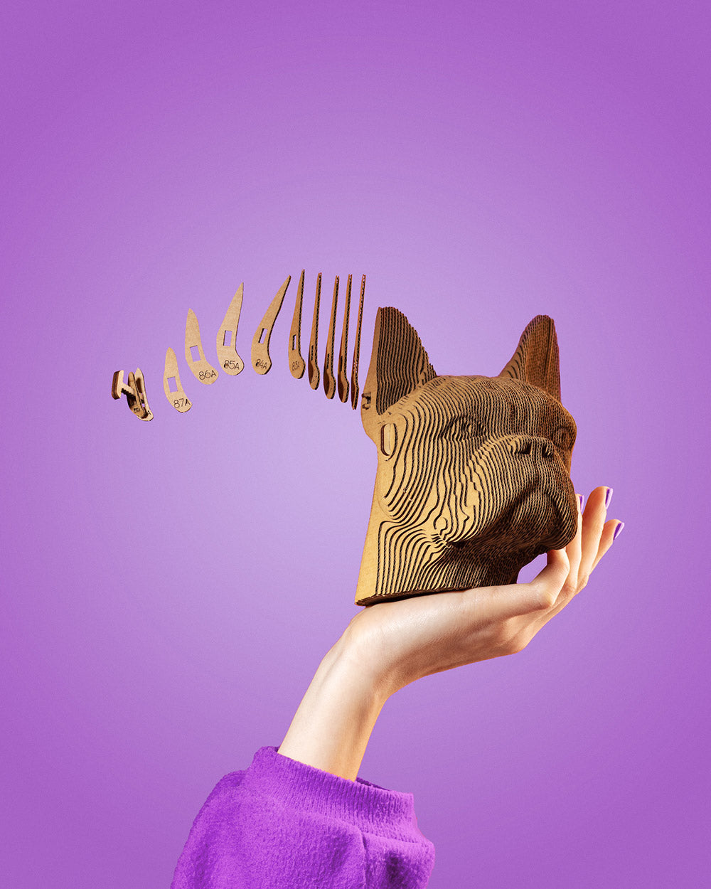 Cartonic 3D Pussel BULLDOG