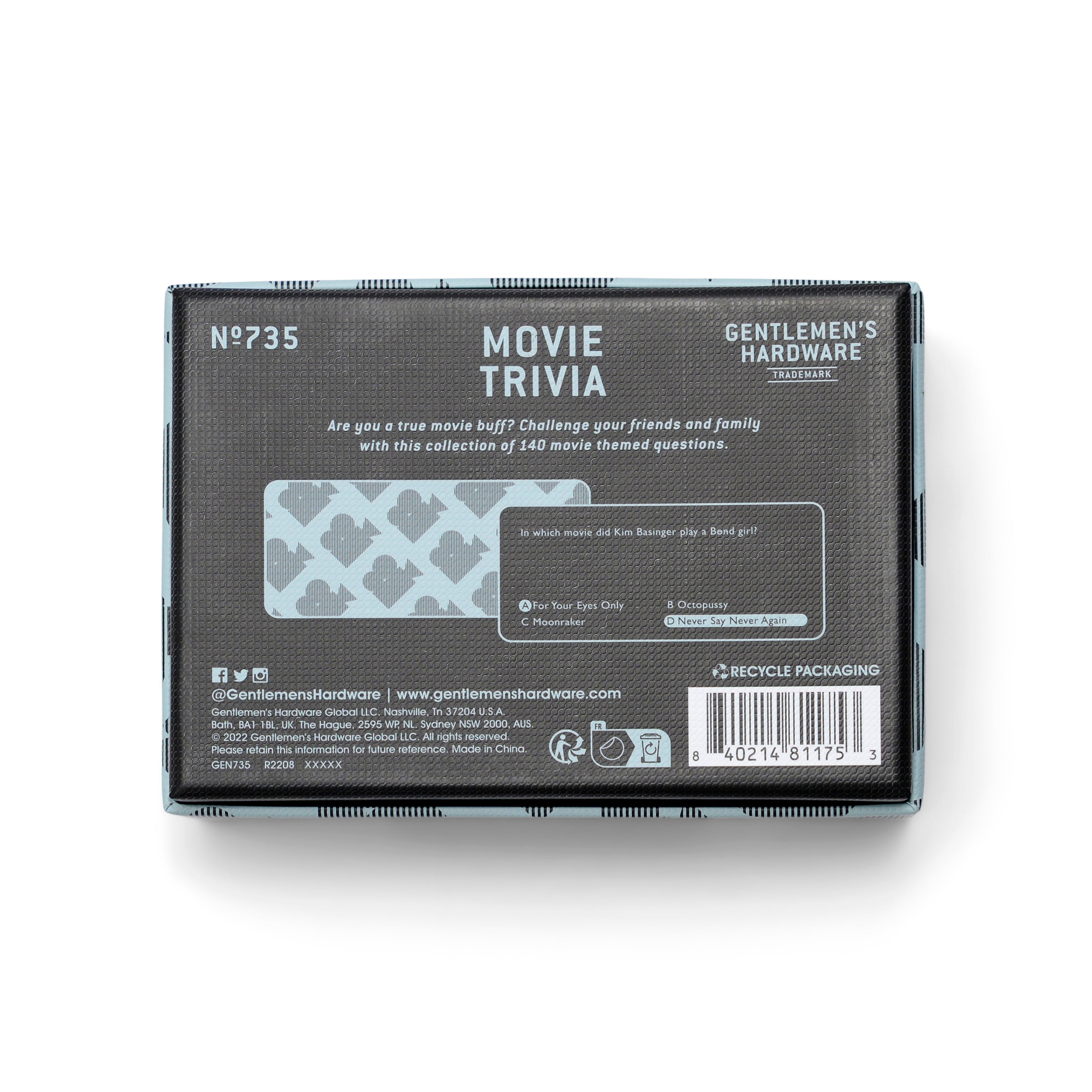 Frågesport Movie Trivia