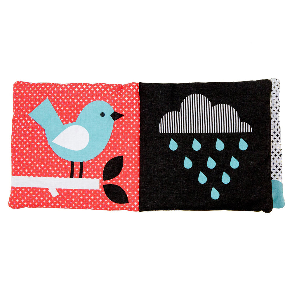 Petit Collage Mjuk Bok & Bitring Set
