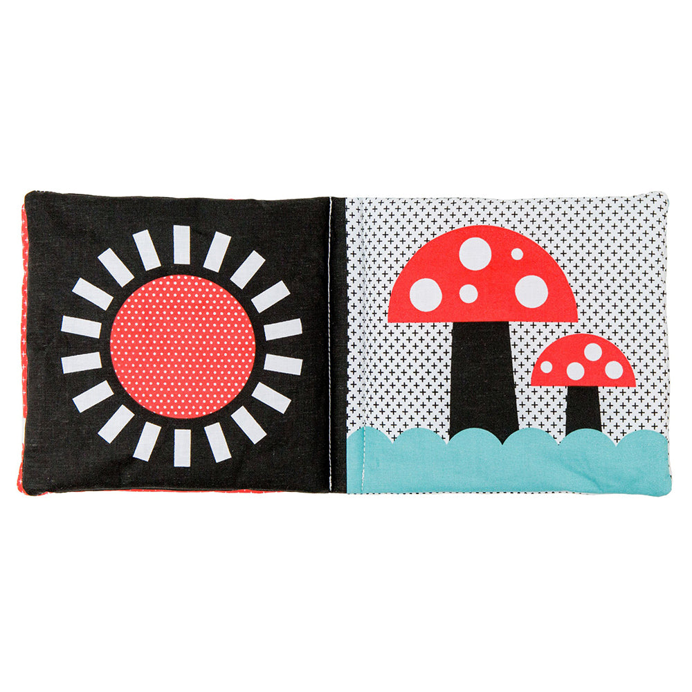 Petit Collage Mjuk Bok & Bitring Set