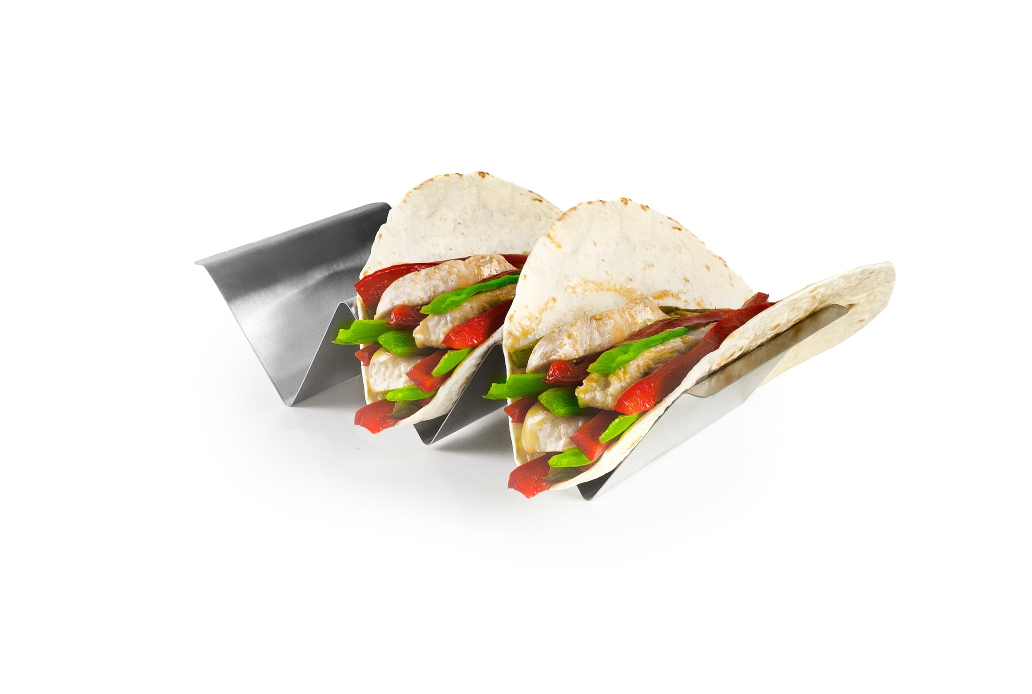 ROSTFRITT STÅL STÖD FÖR TACOS - IBLI