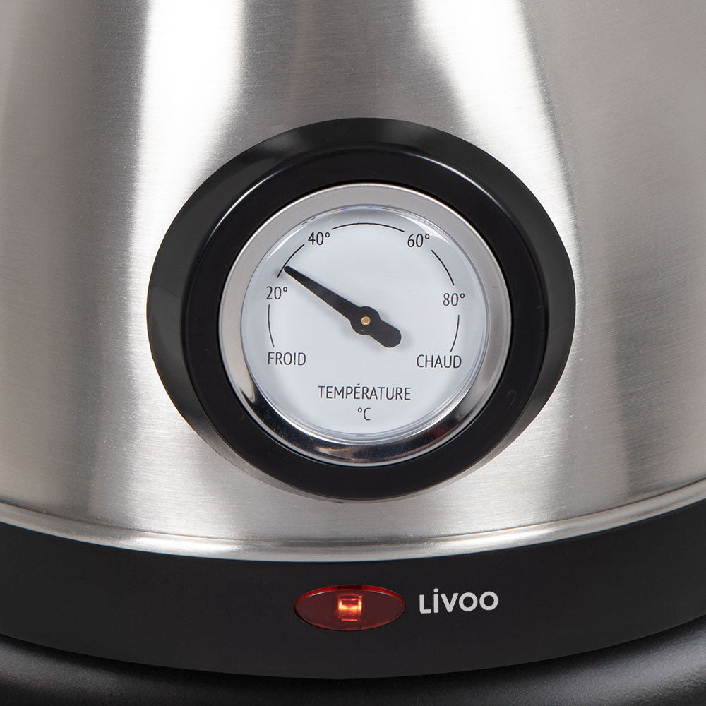 Livoo Retro vattenkokare med termometer