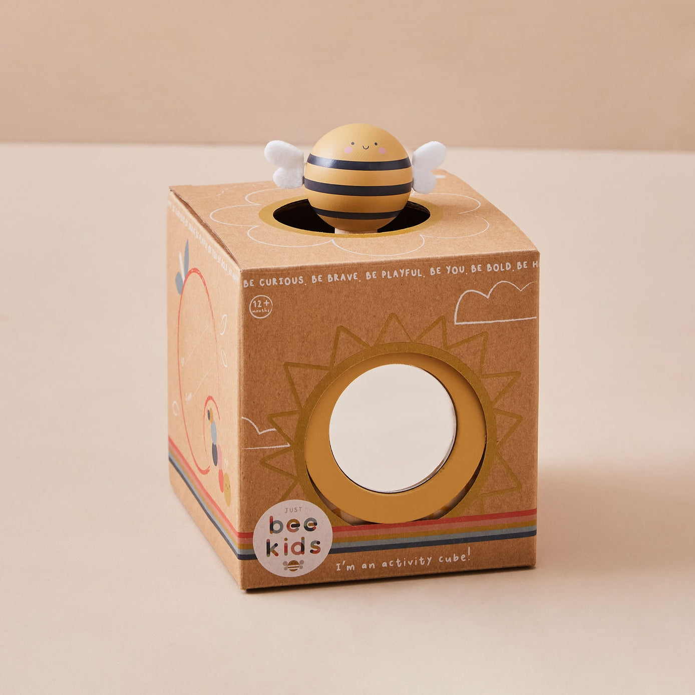 Just Bee Kids Mini Aktivitetskub i trä