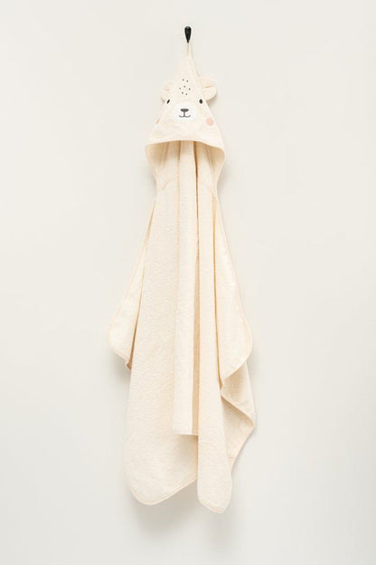 4 living collection Handduk med huva Teddybjörn