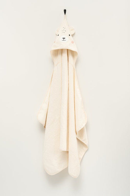 4 living collection Handduk med huva Teddybjörn