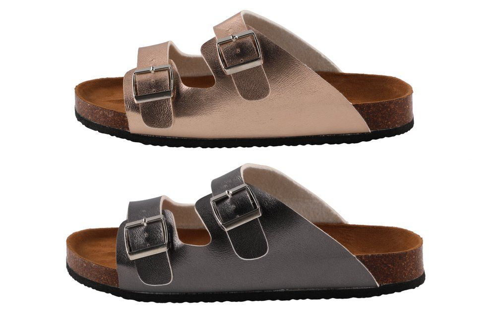 Acces Sandaler, metallic, dam brons