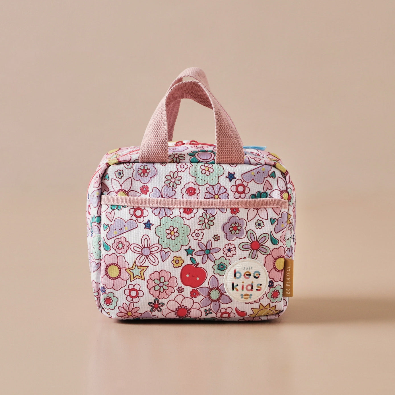 Just Bee Kids Retro blommig isolerad lunchväska