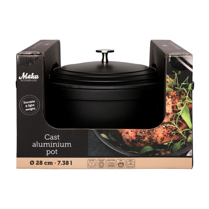 Maku Kittel av gjuten aluminium 28 cm