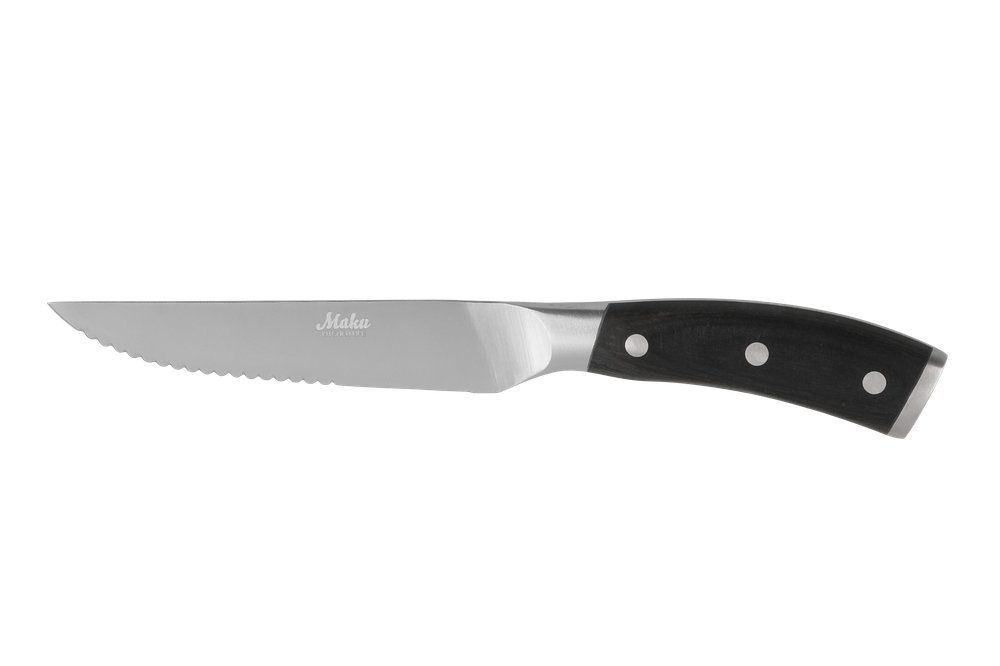 Maku Pakka wood kött-/pizzaknivar 4 st.