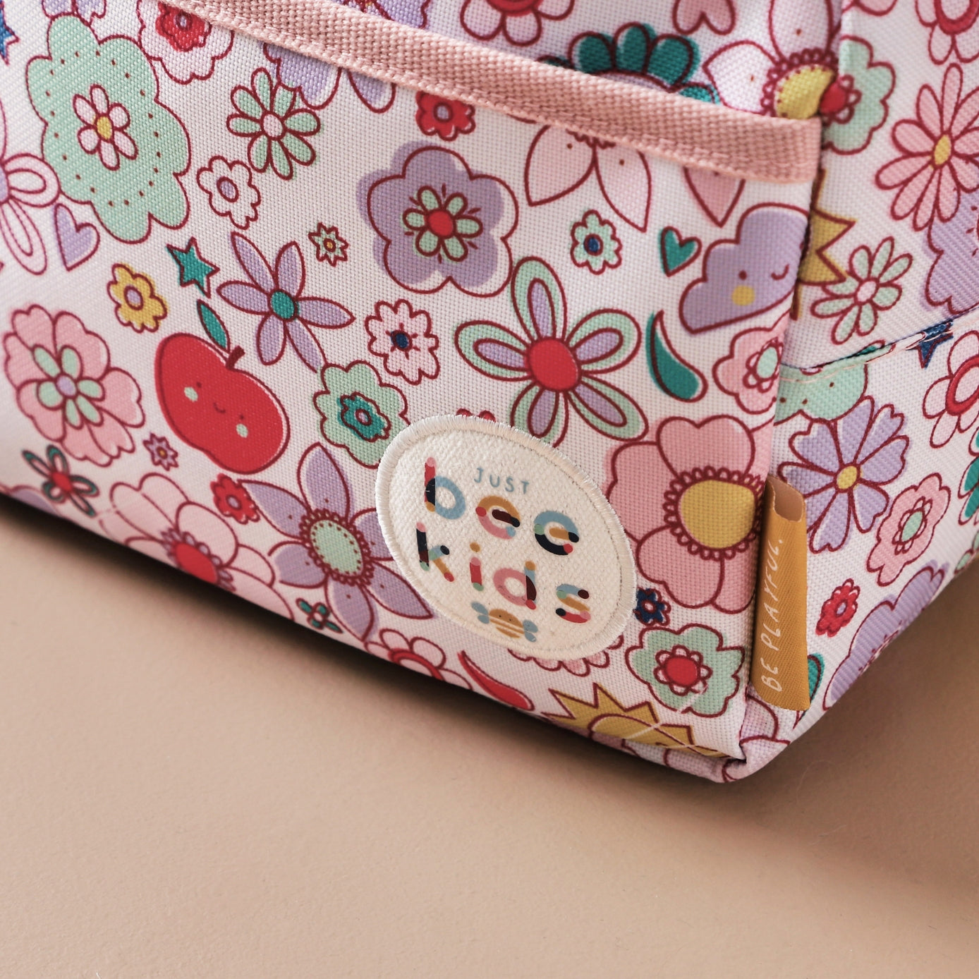 Just Bee Kids Retro blommig isolerad lunchväska