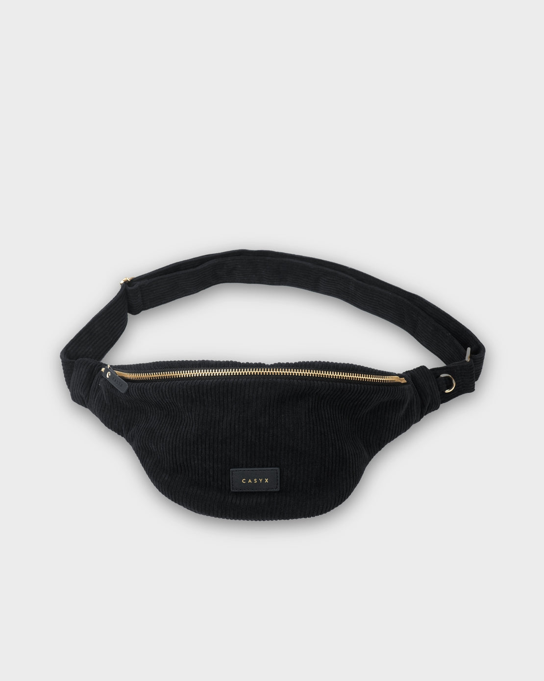 CASYX Midjeväska - VELOURS - Deep Black