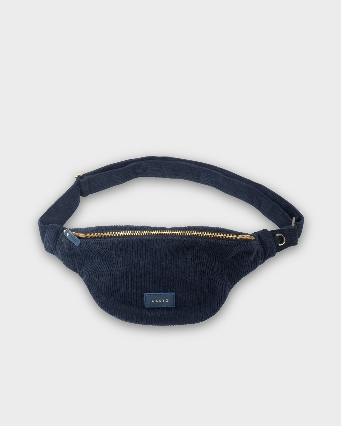 CASYX Midjeväska - VELOURS - Midnight Blue
